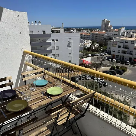 דירה Luxe With Pool, Airco, Seaview With Two Balcony - Go4portugal אלבופיירה