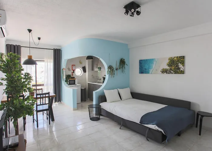 شقة Go4portugal - Dinis - Luxe With Pool, Airco, Seaview With Two Balcony البوفيرا