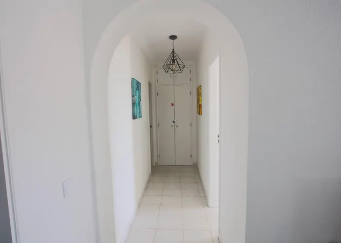 شقة Go4portugal - Dinis - Luxe With Pool, Airco, Seaview With Two Balcony البوفيرا